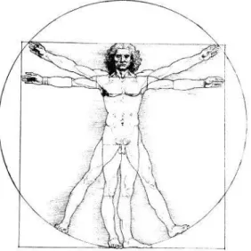 Şekil 2. Leonardo Da Vinci’nin Vitruvius Adamı (Elliott, 2000: 37) 