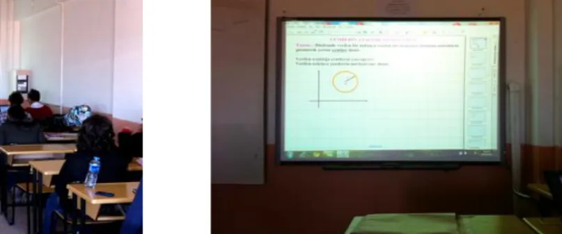 ġekil 2Deney grubu sınıf ortamı 
