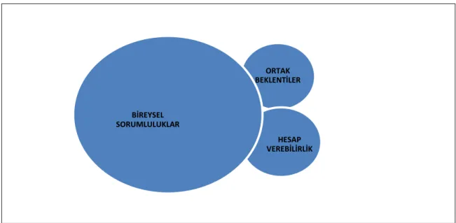 Şekil 1: Çekirdek hesap verebilirlik: Bireysel sorumlulukların baskınlığı 