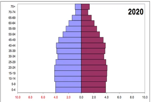 Grafik  5’de  gösterildiği  gibi,  nüfus  yoğunluğu  65  yaş  ve  üstü  nüfusu  kapsama  eğilimindedir