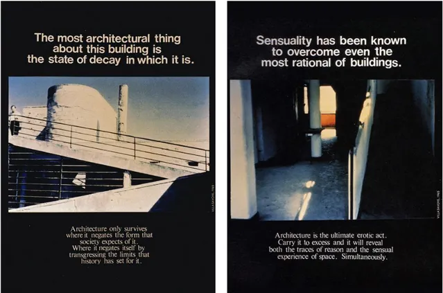 Şekil 5. 1 Tschumi, Advertisements for Architecture [41]                                                          