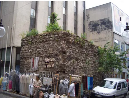 Şekil 2.13 Kullanılmayan ve terk edilen bir yapıda meydana gelen bozulma ve hasarlar,  Daltaban Mescidi, İstanbul 