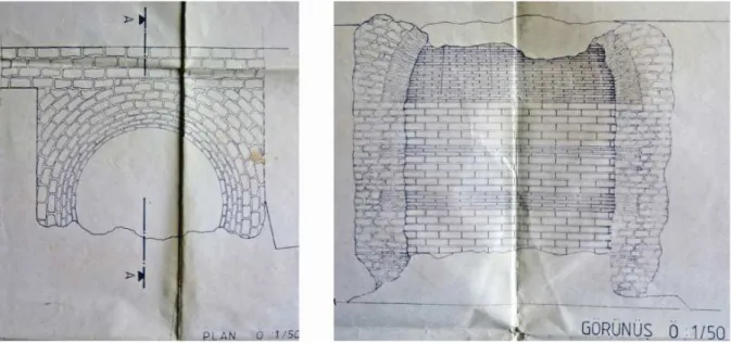 Şekil 4.13 Aspar Sarnıcı 1986 yılındaki görünüm (I Nolu Koruma Kurulu Arşivi) 