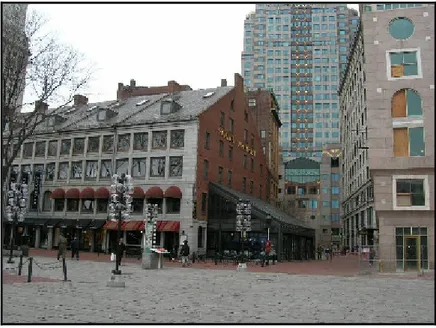 Şekil 2.6 Boston Quincy Market bölgesinden bir görünüm, kişisel arşiv 