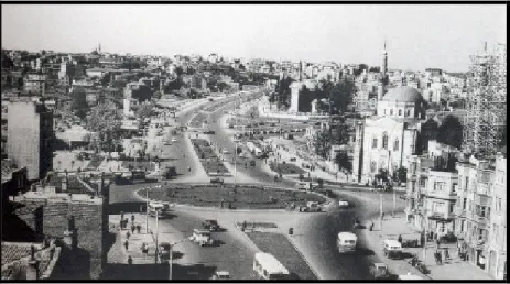 Şekil 4.13 Aksaray Meydanından görünüm, (Cezar, 2002) 
