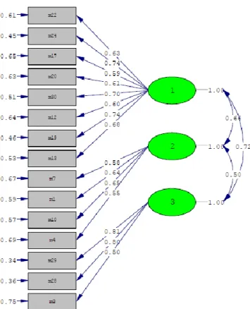 Şekil 1. DFA Path Diyagramı 