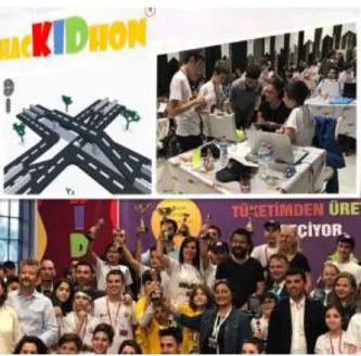 Şekil 1 :  Hackidhon Etkinliğine İlişkin Görüntüler