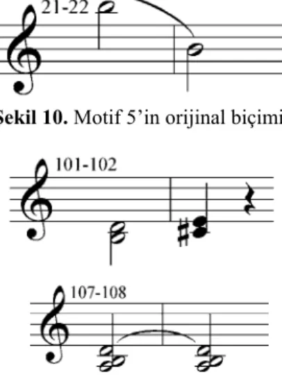 Şekil 10. Motif 5’in orijinal biçimi 