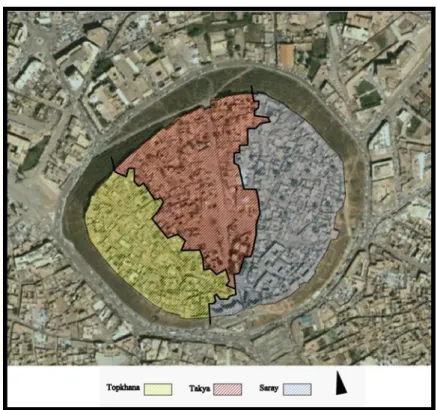 Figure 3.4. Erbil citadel quarters.  
