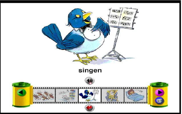 Şekil 3.6. Kullanılan Yazılımdan Bir Fiil Örneği 