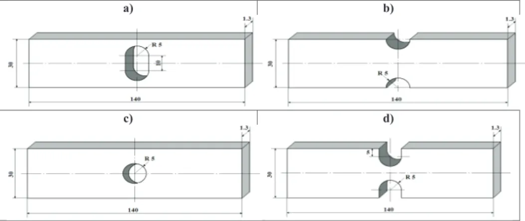 Şekil  1’de  görülen  levhalar  Tip  1,  Tip  2,  Tip  3  ve  Tip  4  olarak  adlandırılmıştır