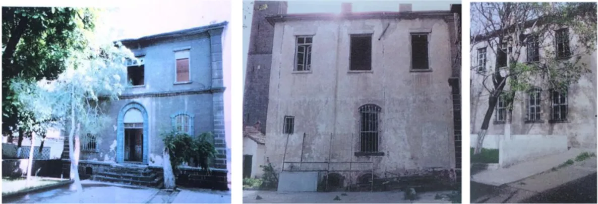 Şekil 4.29. İçkale Eski Cezaevi Binası Restorasyon öncesi fotoğraflar (Diyarbakır KVKBKM Arşivinden) 