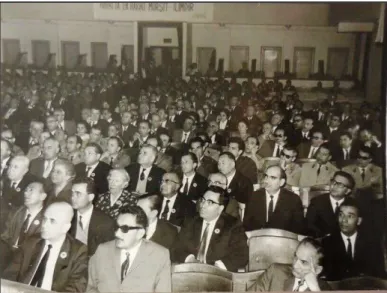 Şekil 1.Dilan Sineması’nda bir siyasi partinin toplantısı 1950’li 
