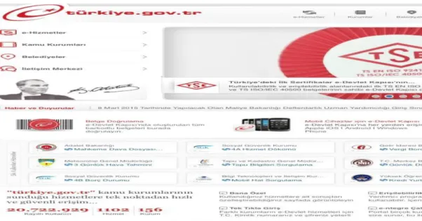 Şekil 5. E-Devlet Resmî Web Sitesi 5