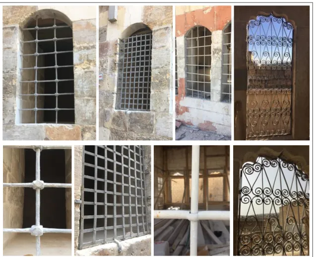 Şekil 4.41. Metal pencere şebekeleri 
