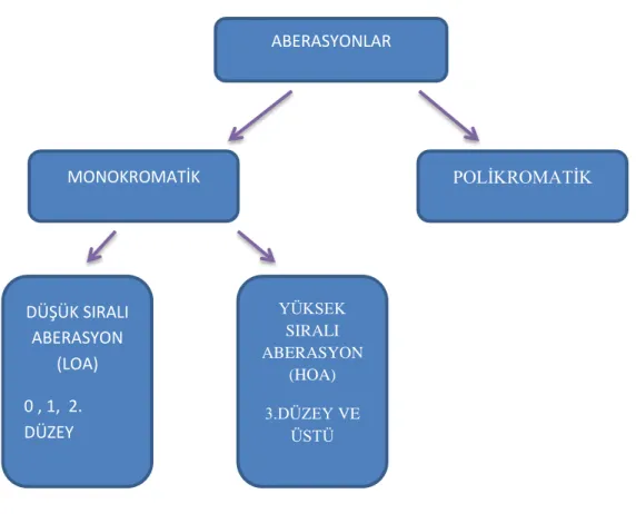 Şekil 2: Aberasyonların sınıflandırılması 