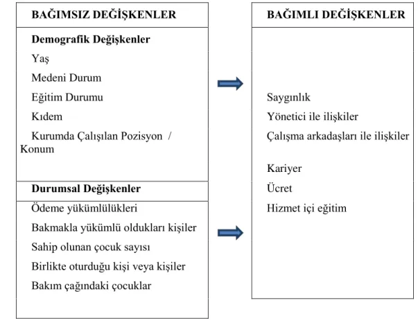 Şekil 1. Araştırma Modeli 