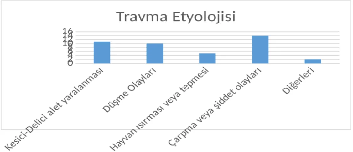 Tablo 2: Yaralanan göz ve kanalikül dağılımı