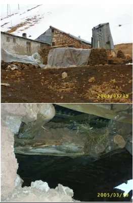 Şekil 5. Tipik bir köy konutunda meydana gelen  bir hasar örneği (Viranşehir) 