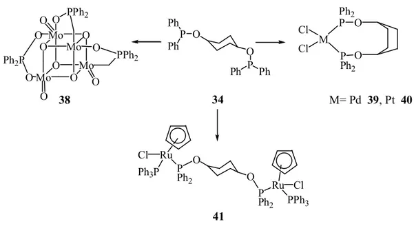 Şekil 2. 12 Siklohekzan-1,4-diol temelli yeni fosfinit ligandı [Ph 2 PO(C 6 H 10 ) 