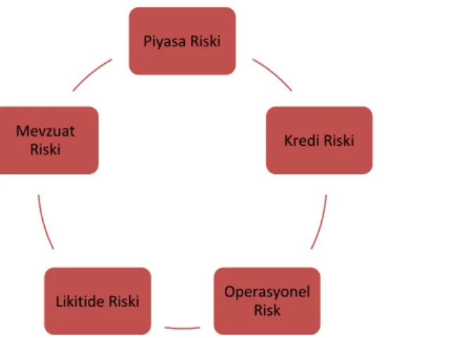 Şekil 2: Risk Türleri  Kaynak: Özbilgen, 2012. 
