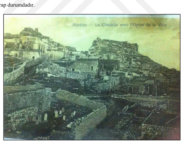 Şekil 4.1. Mor Efrem Manastırı 1900 Yıllarının Başı (Gabriel 1900) 