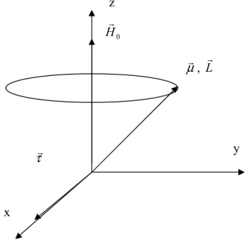 Şekil  1.2  Bir  µ r   nükleer  magnetik  momentinin  H Or