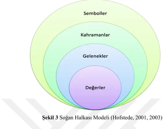 Şekil 3 Soğan Halkası Modeli (Hofstede, 2001, 2003)
