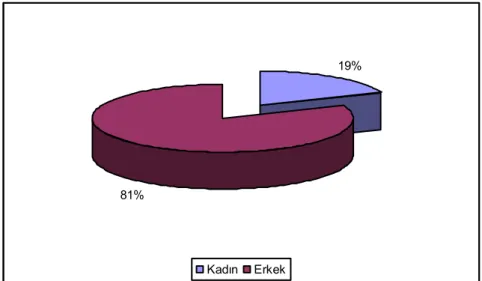 ġekil 3 : Cinsiyete Göre Dağılım 