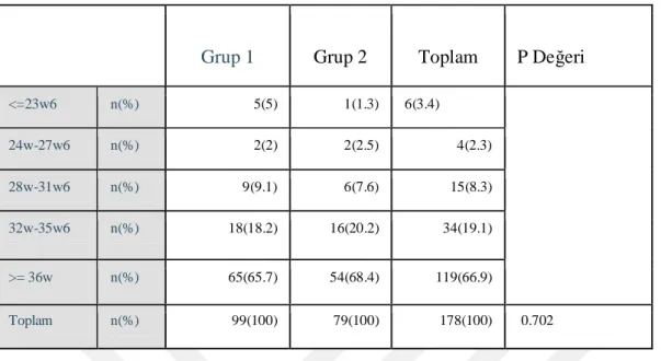 Tablo 2: Gruplara göre gebelikten korunma  
