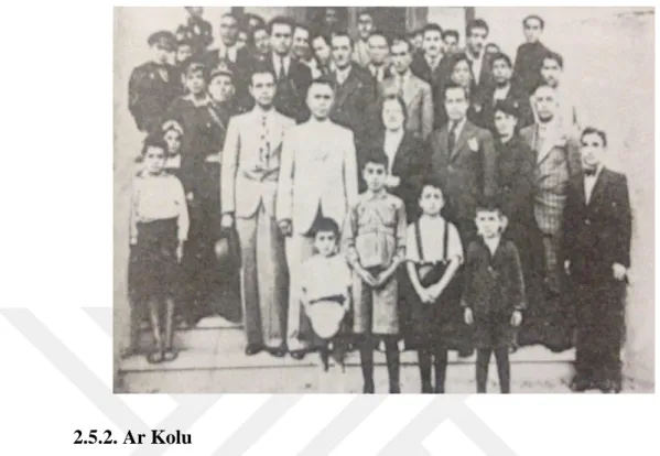 Şekil 14: 26 Eylül 1938 Dil Bayramına Katılan Gençlerden Bir Grup 158