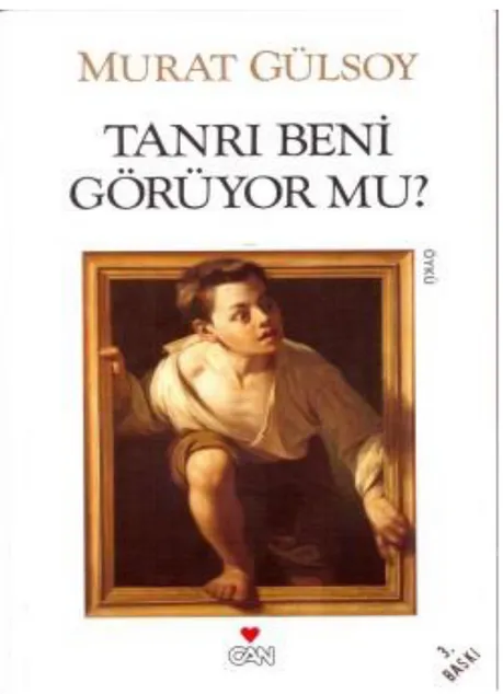 Şekil 6: Murat Gülsoy’un “Tanrı Beni Görüyor Mu?” adlı eserinin kapağı.   Ön kapağında İspanyol ressam Pere Borrell del Caso’nun ünlü tablosu  “Eleştiriden Kaçış”ı (http://tr.wikipedia.org) 4