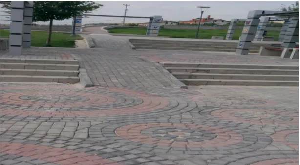 Şekil 11. Park İçerisindeki Dolaşım Alanı (E. Kaya, 2015). 