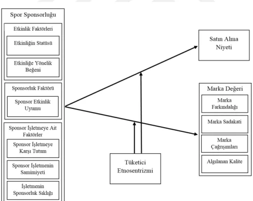 Şekil 1-5. Araştırma Modeli 