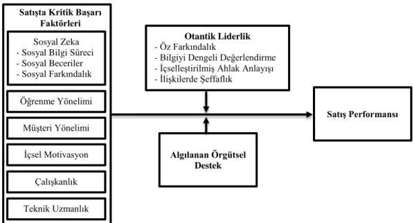Şekil 1.3. Araştırma Modeli Sosyal Zeka 