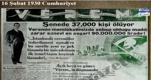 Şekil 3: Cumhuriyet Gazetesinde Verilerle İlgili Haber Örneği  Kaynak:  http://www.gecmisgazete.com 