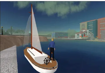Şekil 3.12: Second Life Oyunu Çevrimiçi Tekli Ortam Görüntüsü 