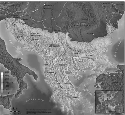 Figure 1. The Balkan Peninsula