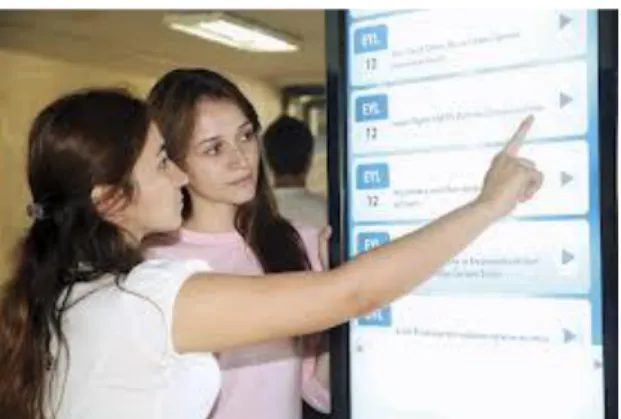 Fig. 10. E-tablet use in library 