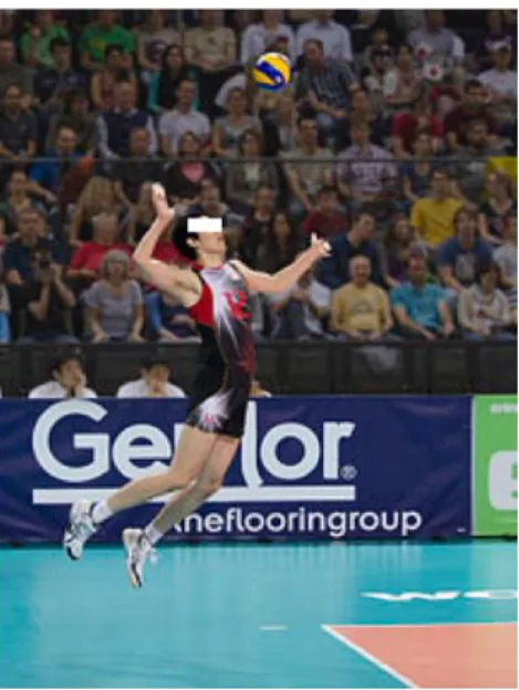 Şekil 2.3. Voleybolda servis atışı sıçraması 