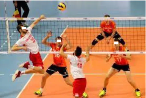 Şekil 2.3. Voleybolda smaç sıçraması (13).  