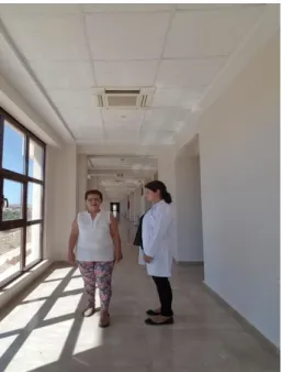 Şekil 3.3. 6 dakika yürüme testi 