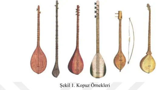 Şekil 1. Kopuz Örnekleri