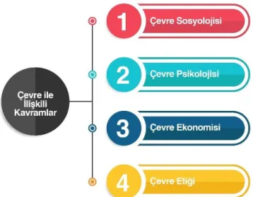 Şekil 1. Çevre ile İlişkili Kavramlar 