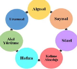 Şekil 4. Temel zihinsel yetenekler kuramı 