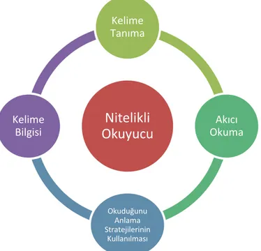 Şekil 4. Nitelikli Okuyucunun Bileşenleri   (Block, 2003: 72’den aktaran Kuşdemir, 2014).