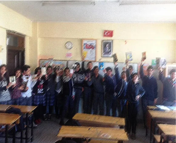 Şekil 9. “Kitap Tanıtımı Yap” Slogan Çalışması (01.04.2015) 