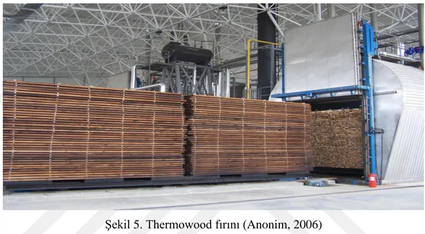 Şekil 5. Thermowood fırını (Anonim, 2006) 