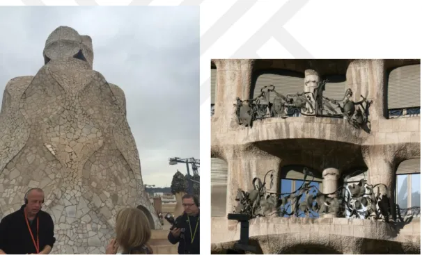 Şekil 3.1.4: Antonio Gaudi. Casa Mila, Barselona.