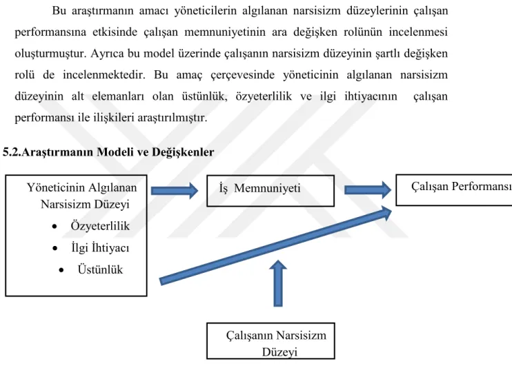 Şekil 1: Araştırma Modeli 